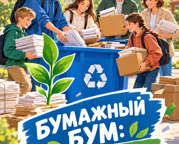 экологическая акция «Бумажный бум»: превращаем старые газеты в доброе дело - фото - 1